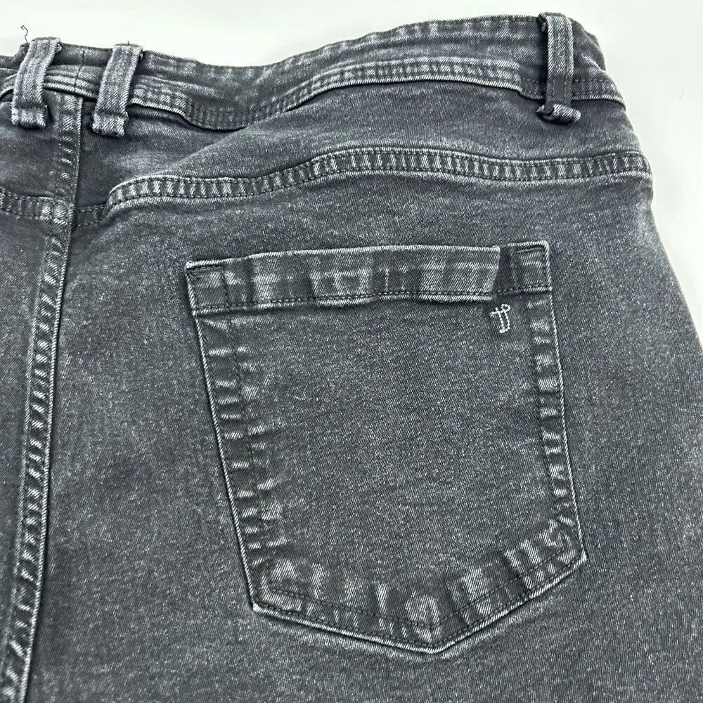 The Perfect Jean NYC Mens 42x30 (x28) Black Thick Thicc Cotton Stretch Flex